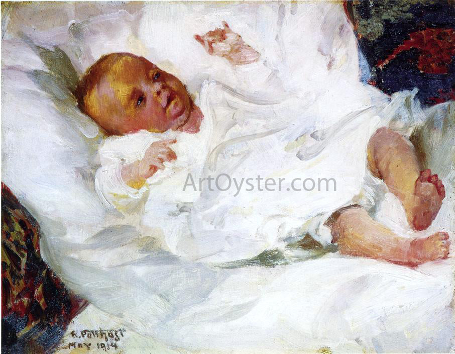 Edward Potthast Playtime - Canvas Print