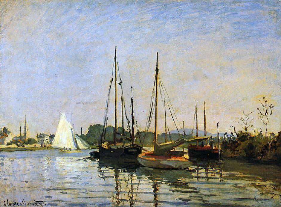Claude Oscar Monet Pleasure Boats - Canvas Print
