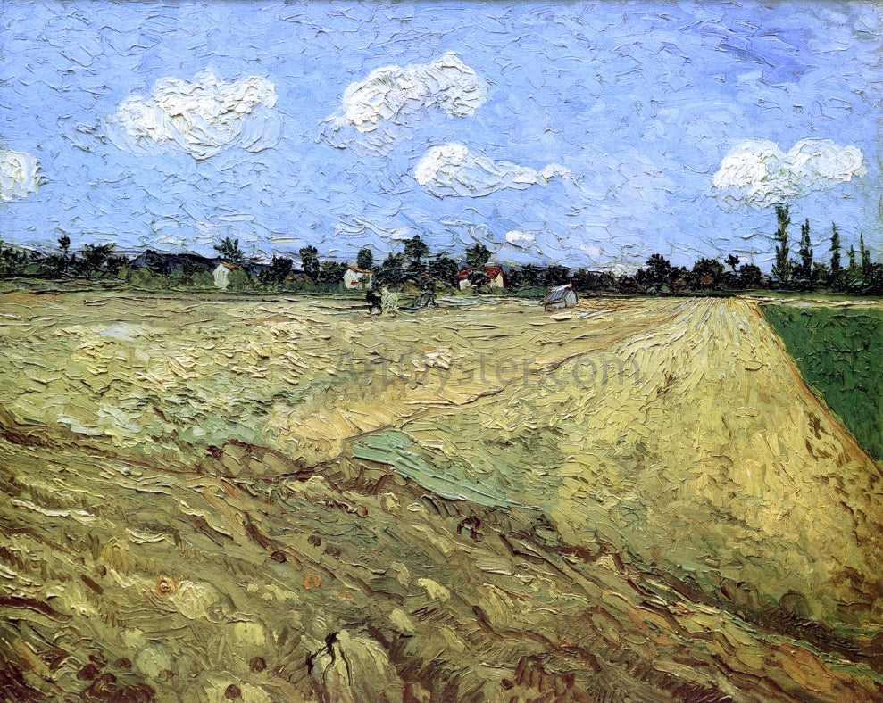 Vincent Van Gogh Plowed Field - Canvas Print