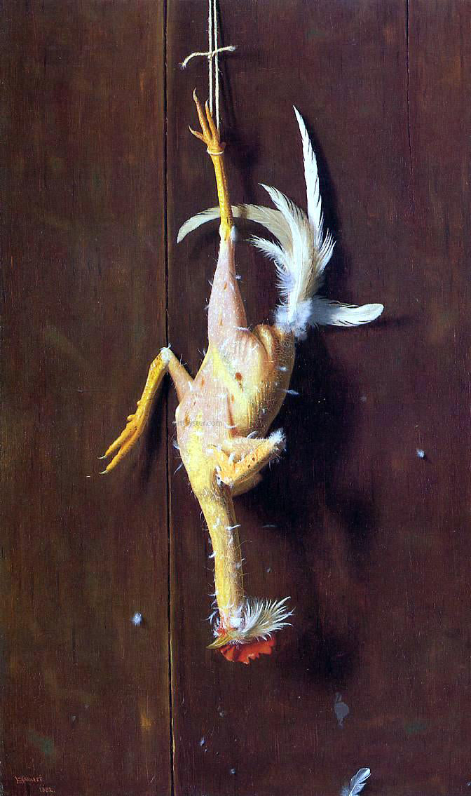 William Michael Harnett Plucked Clean - Canvas Print