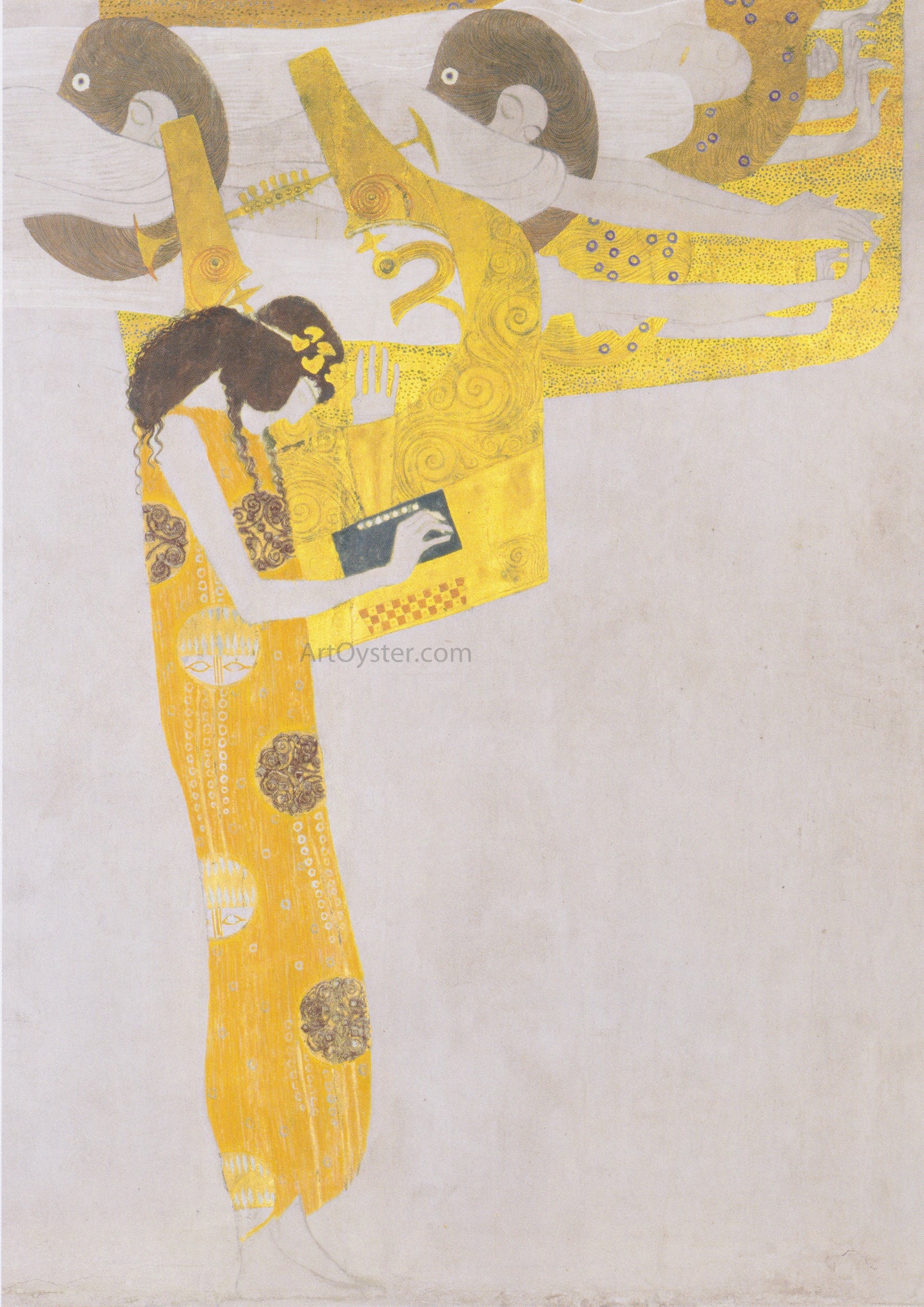 Gustav Klimt Poesie - Canvas Print