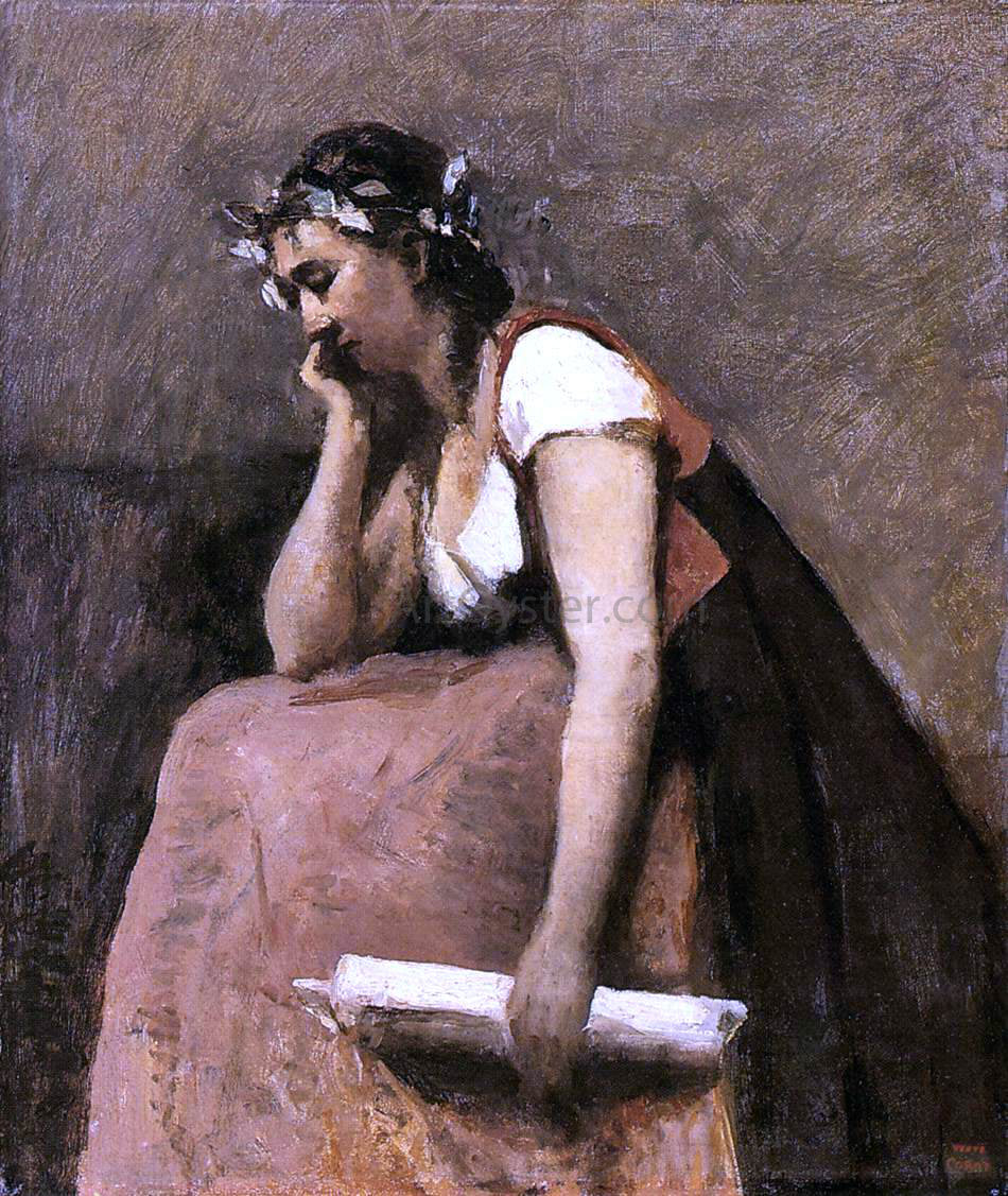 Jean-Baptiste-Camille Corot Poetry - Canvas Print