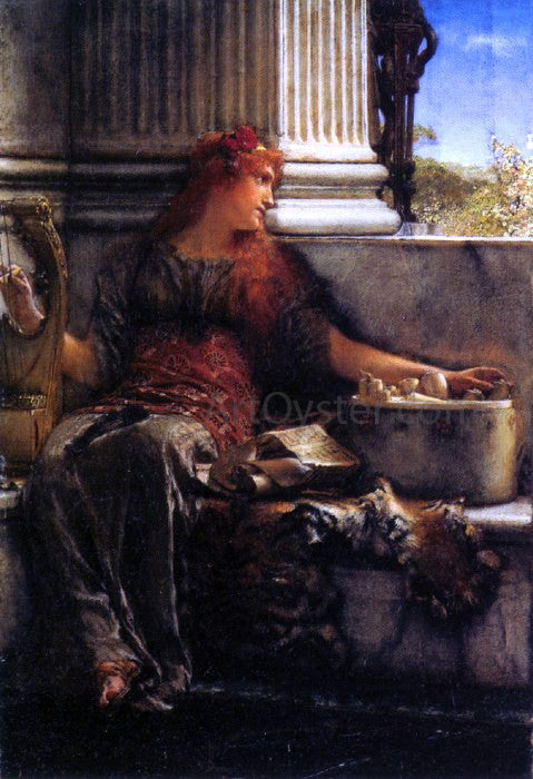 Sir Lawrence Alma-Tadema Poetry - Canvas Print