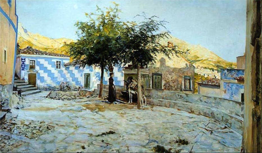 Telemaco Signorini Poggio all'Isola d'Elba - Canvas Print