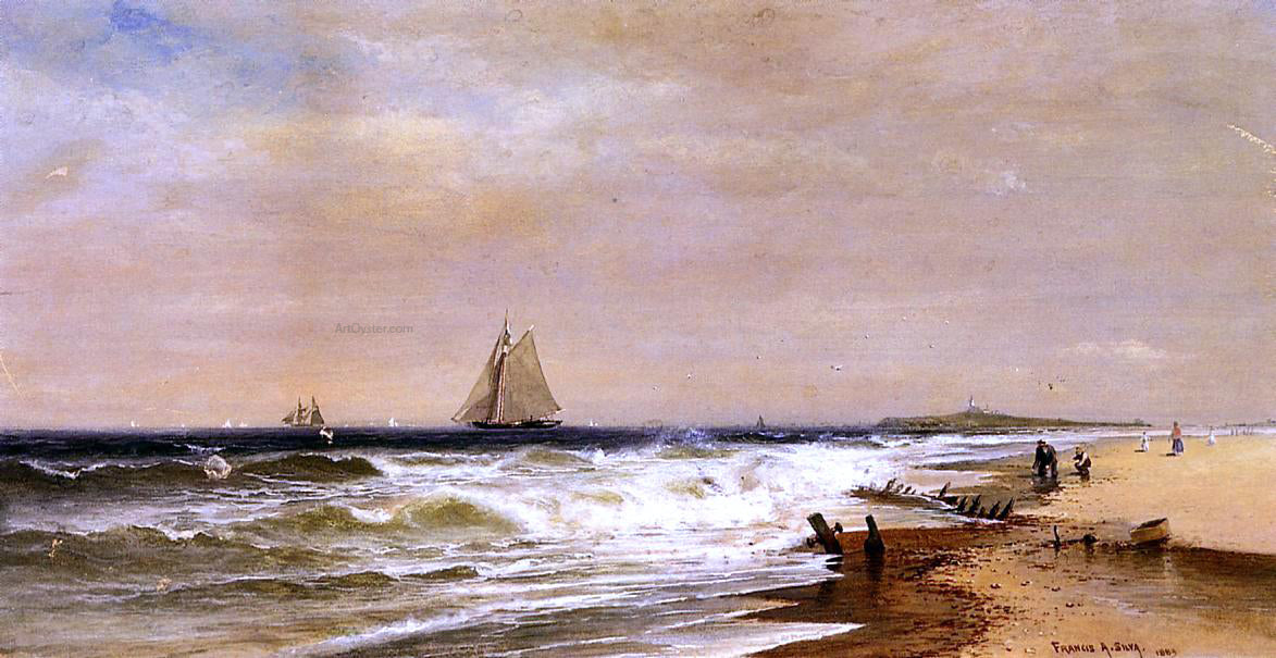 Francis A Silva Point Judith, Rhode Island - Canvas Print