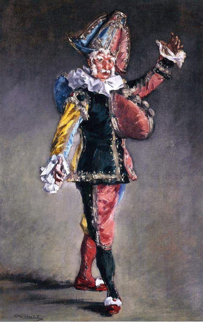 Edouard Manet Polichinelle - Canvas Print