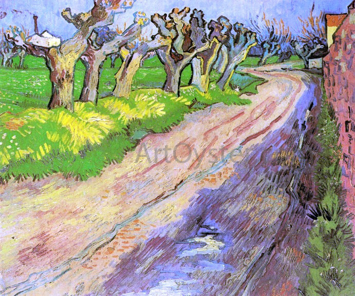 Vincent Van Gogh Pollard Willows - Canvas Print