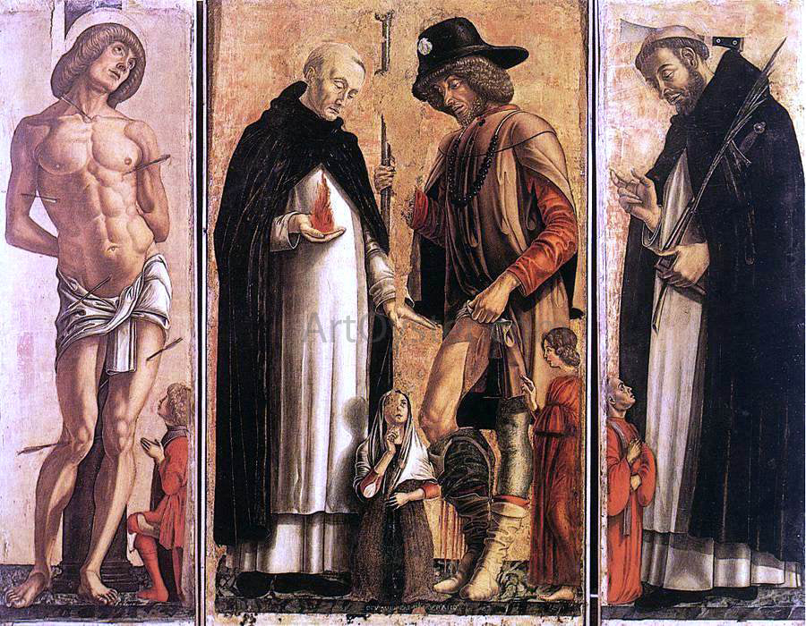 Andrea Da Murano Polyptych - Canvas Print
