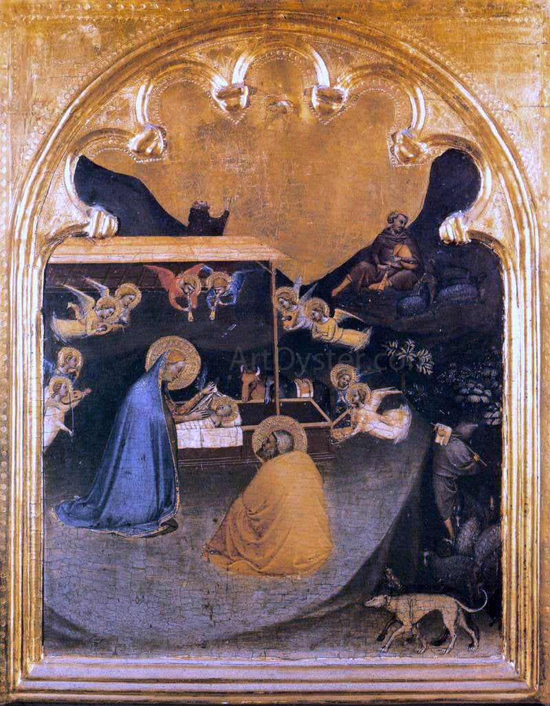 Bernardo Daddi Polyptych of San Pancrazio: Predella panel - Canvas Print