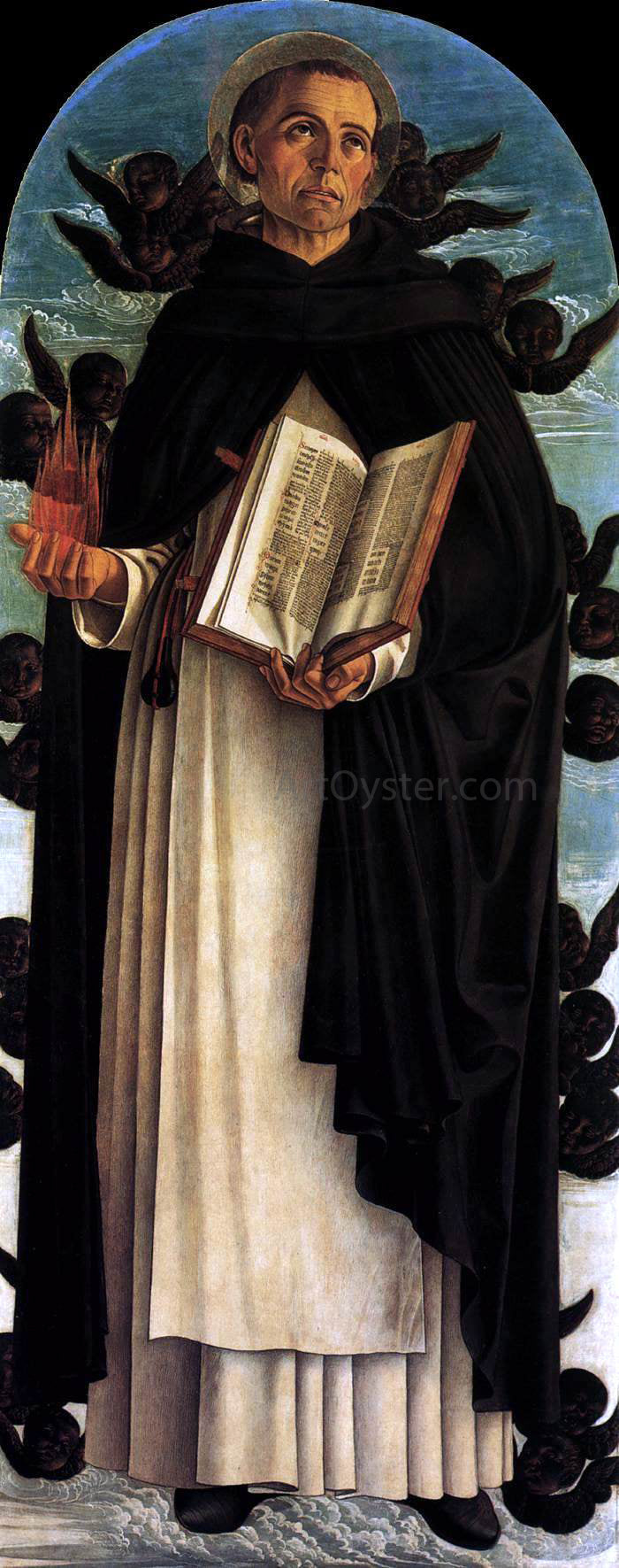 Giovanni Bellini Polyptych of San Vincenzo Ferreri (central panel) - Canvas Print