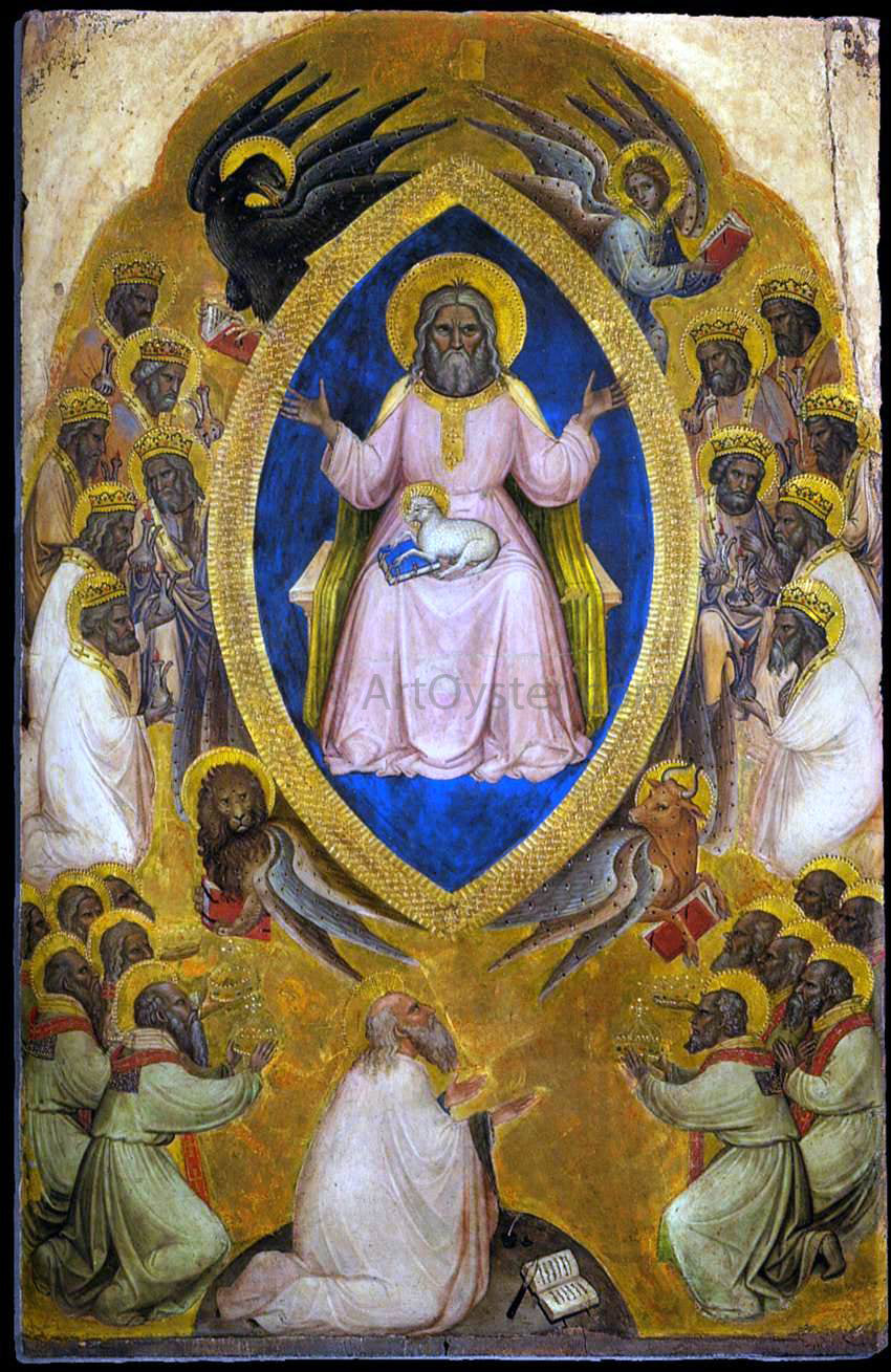 Jacobello Alberegno Polyptych of the Apocalypse (central panel) - Canvas Print