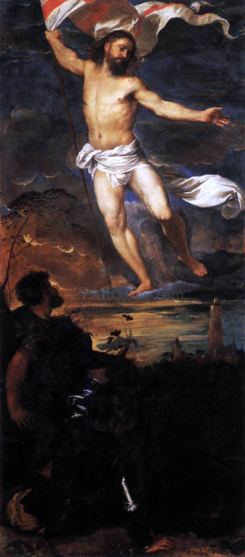 Titian Polyptych of the Resurrection: Resurrection - Canvas Print
