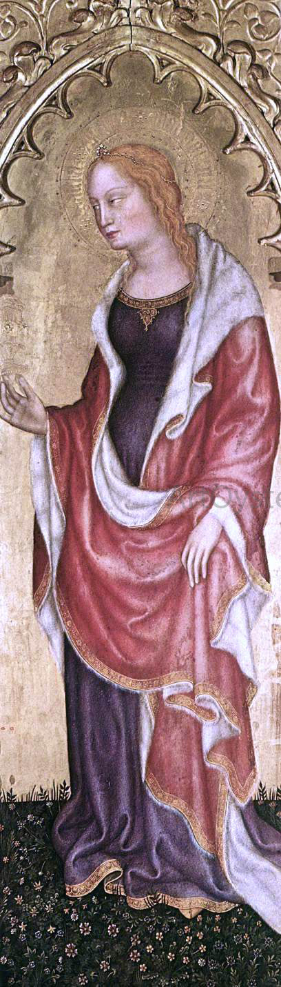 Gentile Da Fabriano Polyptych of Valle Romita (detail) - Canvas Print