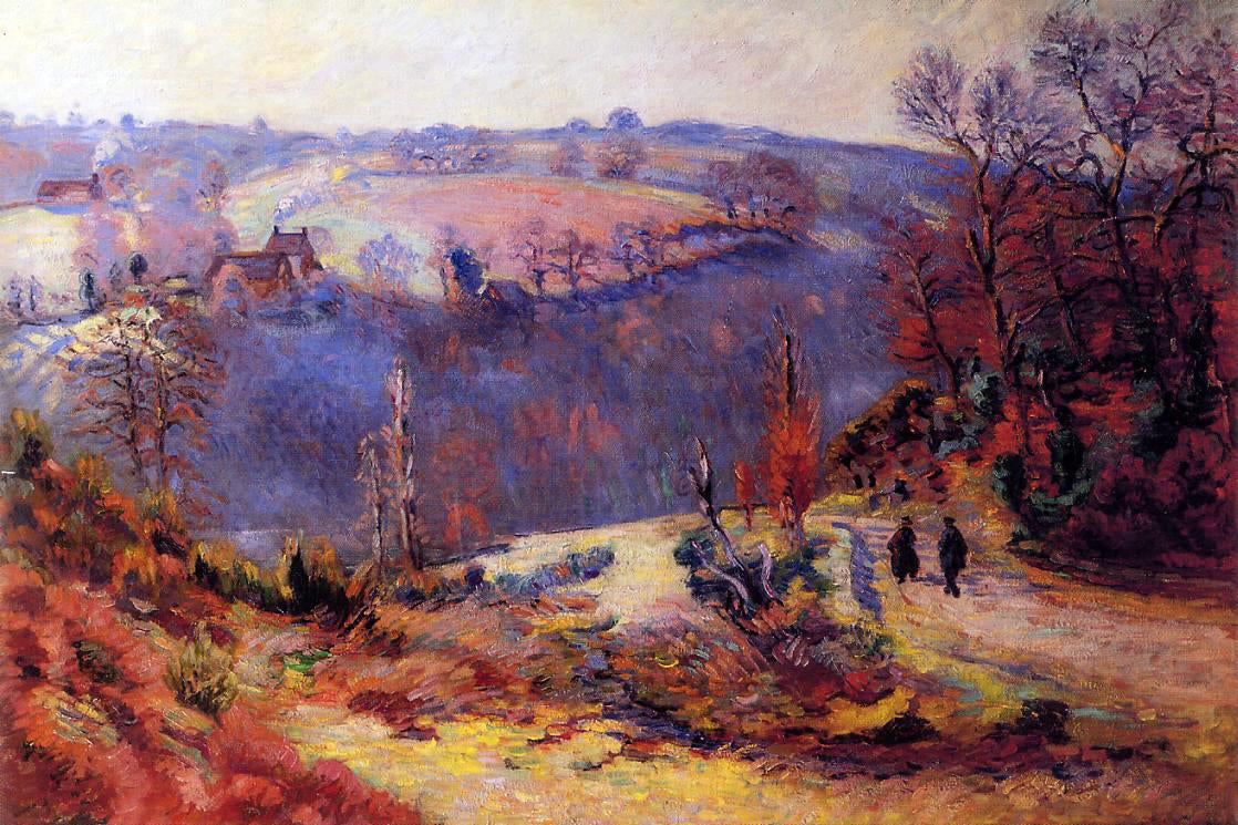 Armand Guillaumin Pont Charraud - Hoarfrost - Canvas Print