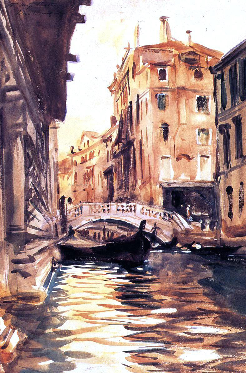 John Singer Sargent Ponte della Canonica - Canvas Print