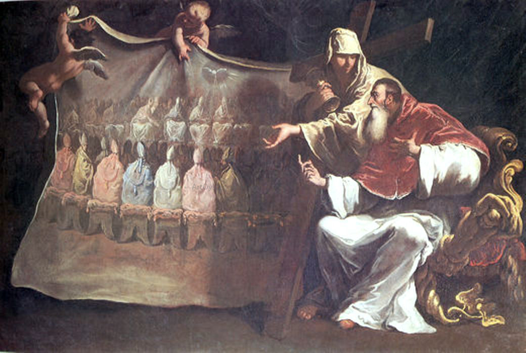 Sebastiano Ricci Pope Paul III Proclaims - Canvas Print