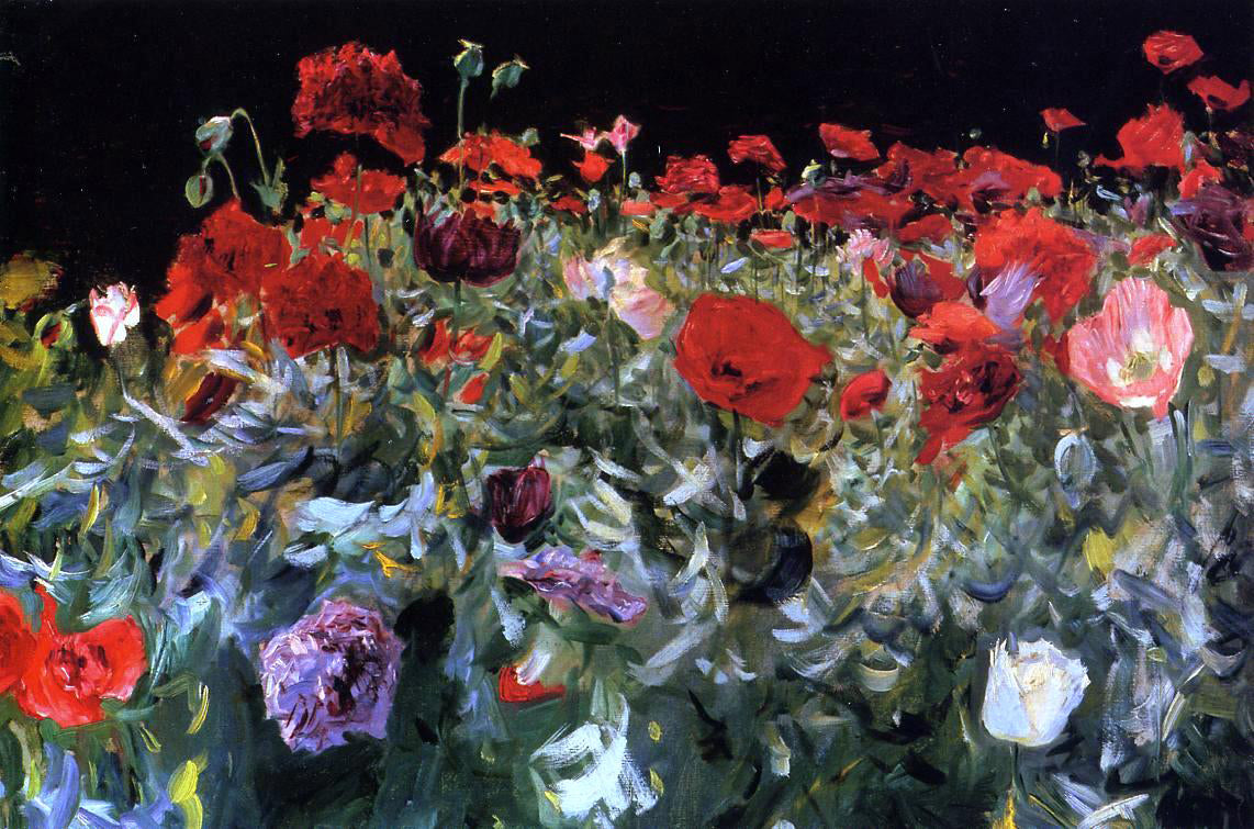 John Singer Sargent Poppies - Canvas Print
