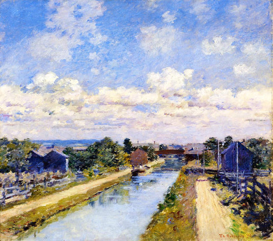 Theodore Robinson Port Ben, Delaware and Hudson Canal - Canvas Print