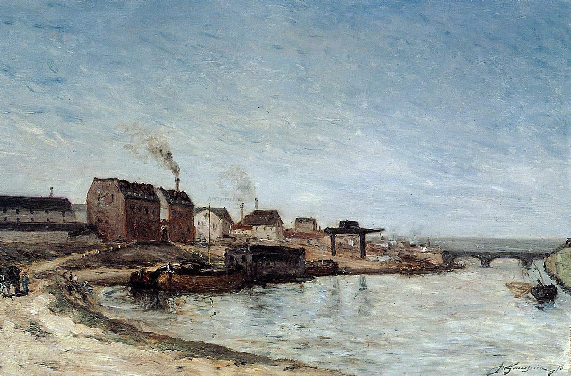 Paul Gauguin Port de Grenelle - Canvas Print