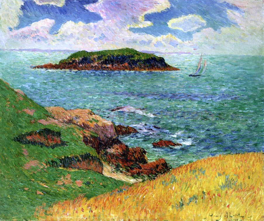 Henri Moret Port Louis, France - Canvas Print