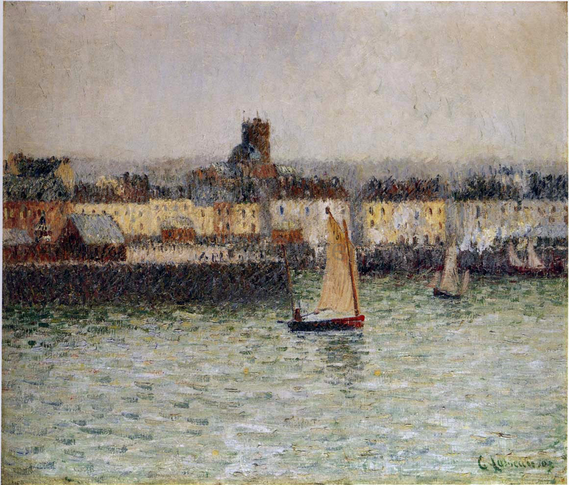 Gustave Loiseau Port of Dieppe - Canvas Print
