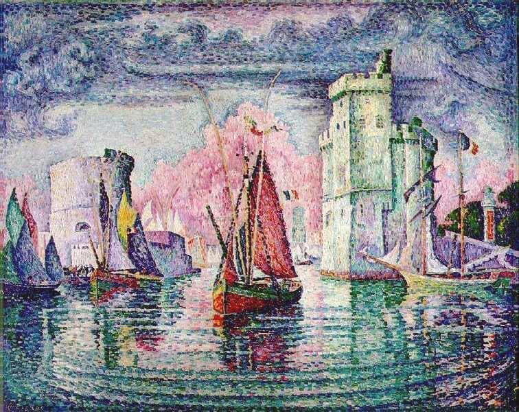 Paul Signac Port of La Rochelle - Canvas Print