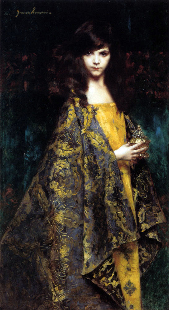 Juana Romani Portait De Jeune Fille - Canvas Print