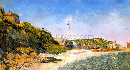 Paul Signac Port-en Bessin, the Beach - Canvas Print