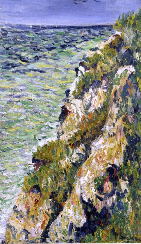 Paul Signac Port-en-Bessin, a Cliff - Canvas Print