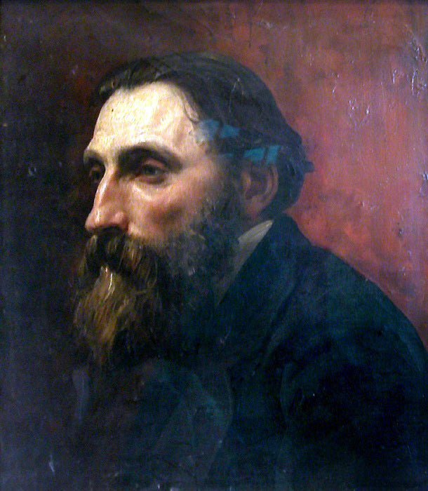 Jean-Paul Laurens Portrait de Rodin - Canvas Print