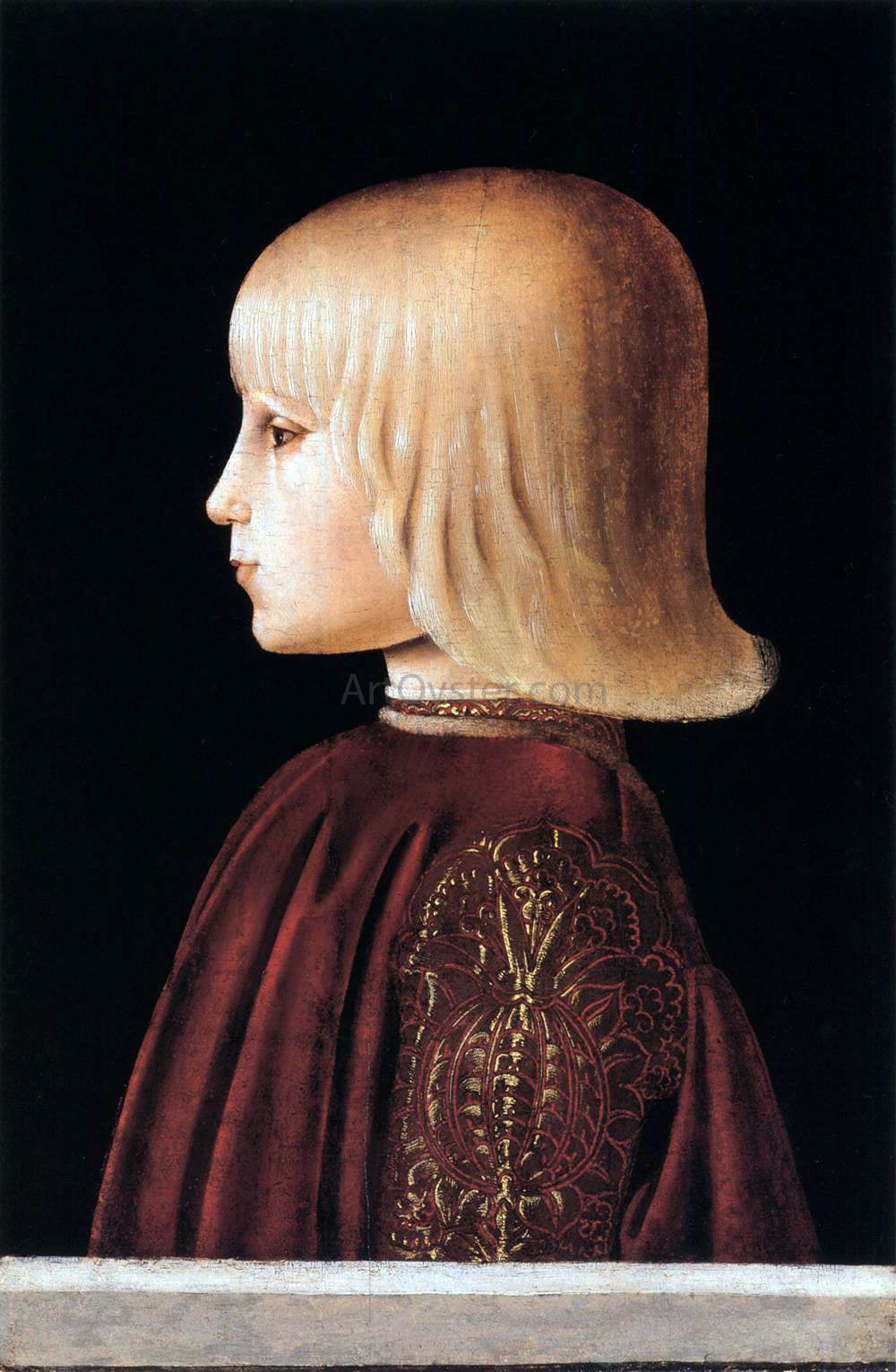 Girolamo Di Giovanni Da Camerino Portrait of a Child - Canvas Print