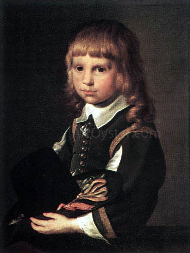 Pieter Codde Portrait of a Child - Canvas Print