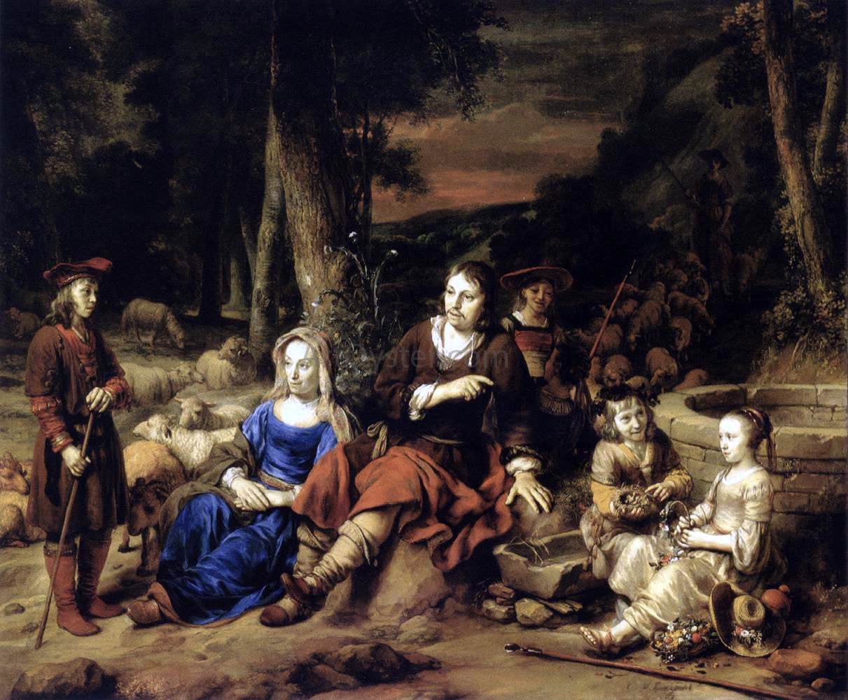 Gerbrand Van den Eeckhout Portrait of a Family - Canvas Print