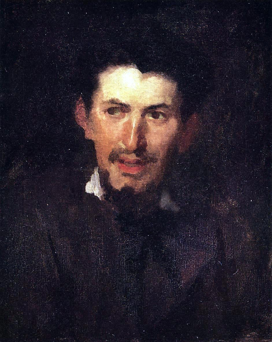 Frank Duveneck Portrait of a Fellow Artist - Canvas Print