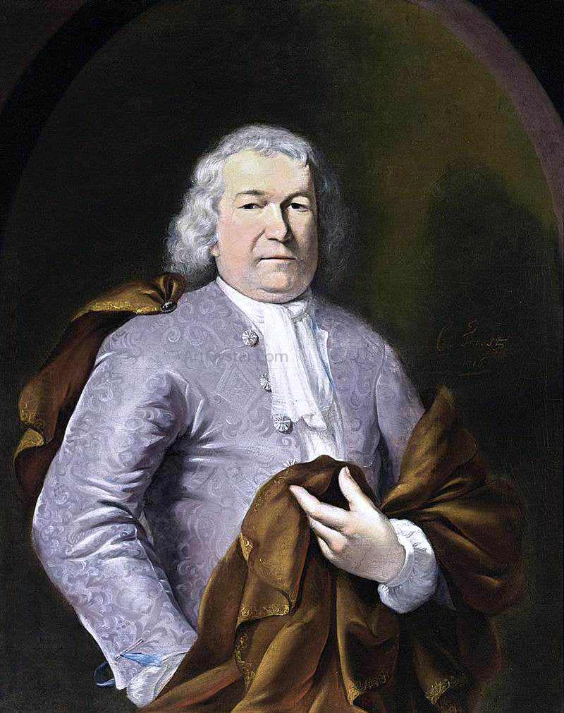 Cornelis Troost Portrait of a Gentleman - Canvas Print