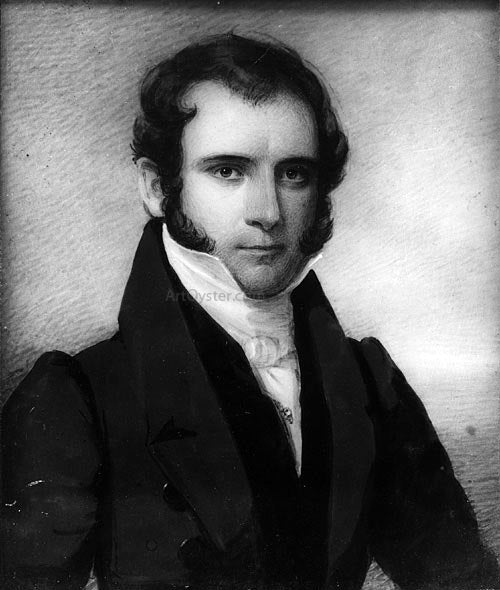 Daniel Dickinson Portrait of a Gentleman - Canvas Print