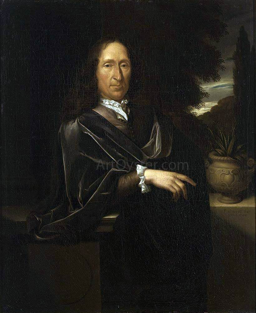 Pieter Van der Werff Portrait of a Gentleman - Canvas Print