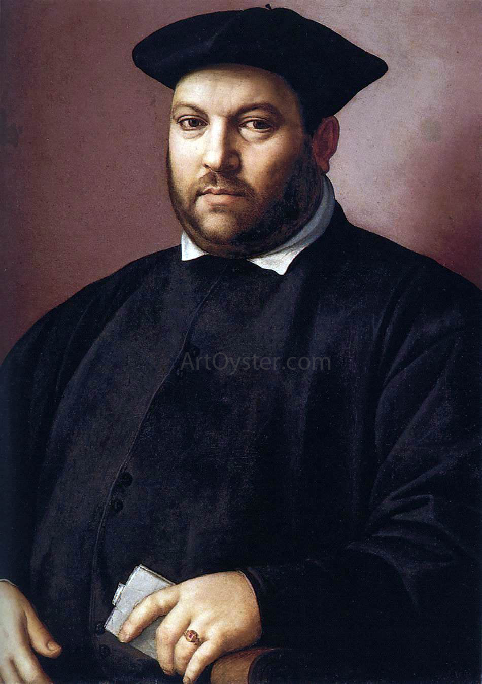 Ridolfo Ghirlandaio Portrait of a Gentleman - Canvas Print