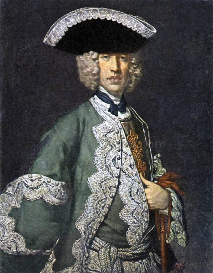 Giuseppe Vittore Fra Galgario Ghislandi Portrait of a Gentleman - Canvas Print