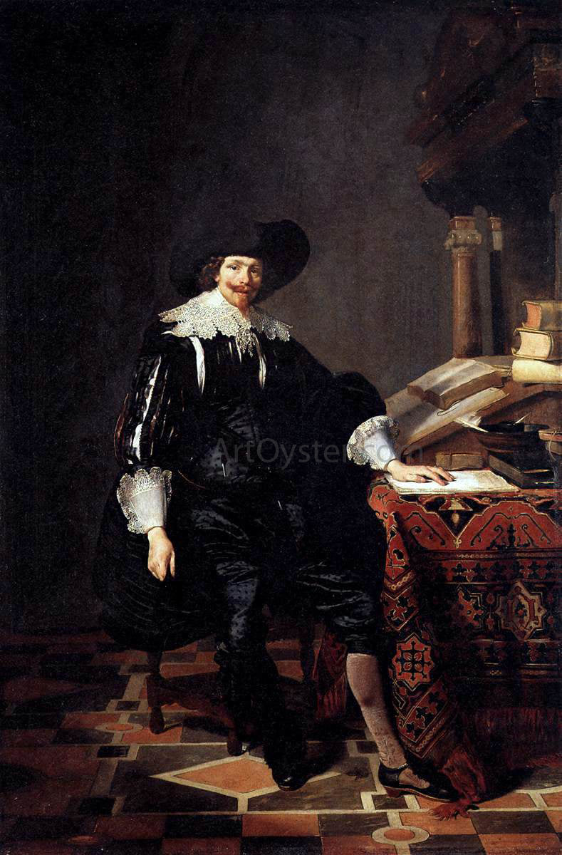 Thomas De Keyser Portrait of a Gentleman - Canvas Print