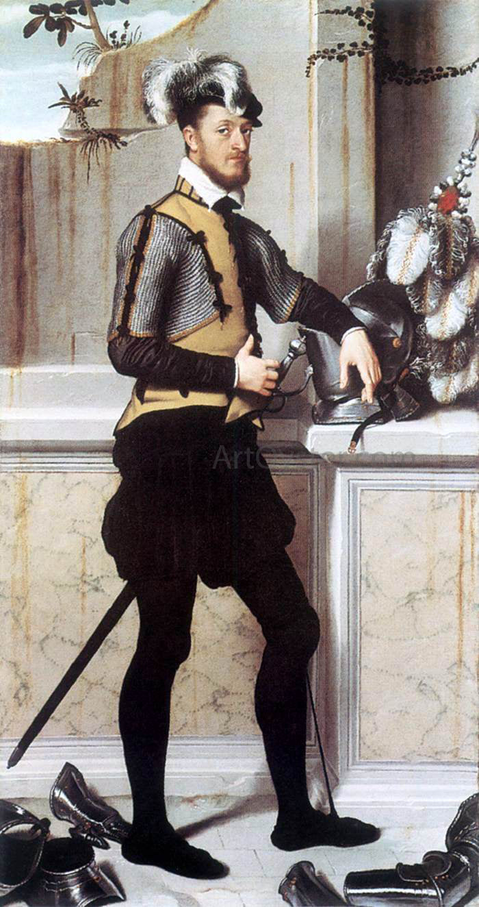 Giovanni Battista Moroni Portrait of a Gentleman - Canvas Print