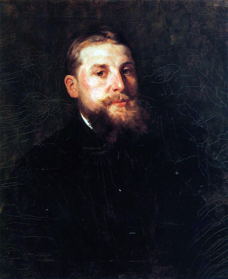 William Merritt Chase Portrait of a Gentleman - Canvas Print