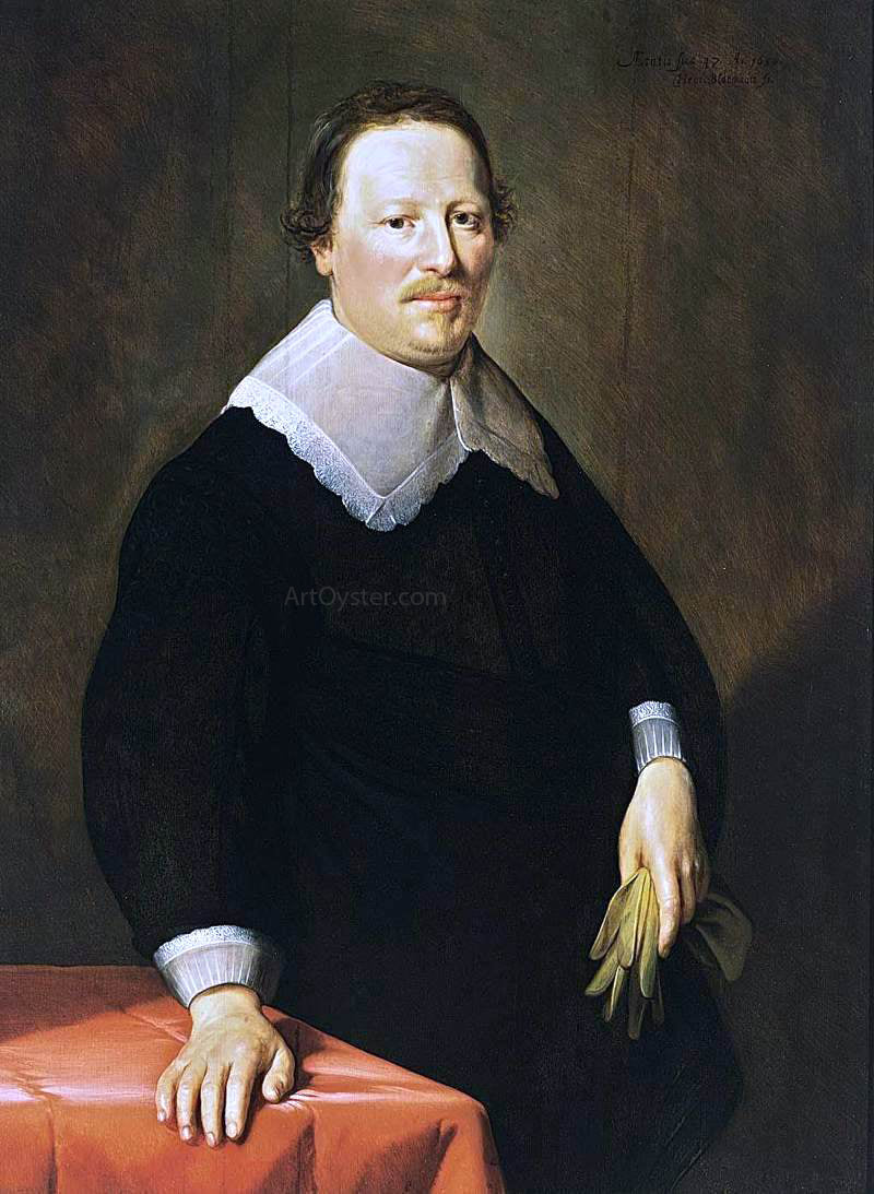 Hendrick Bloemaert Portrait of a Gentleman - Canvas Print
