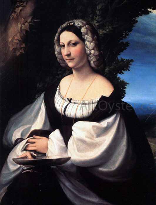 Correggio Portrait of a Gentlewoman - Canvas Print