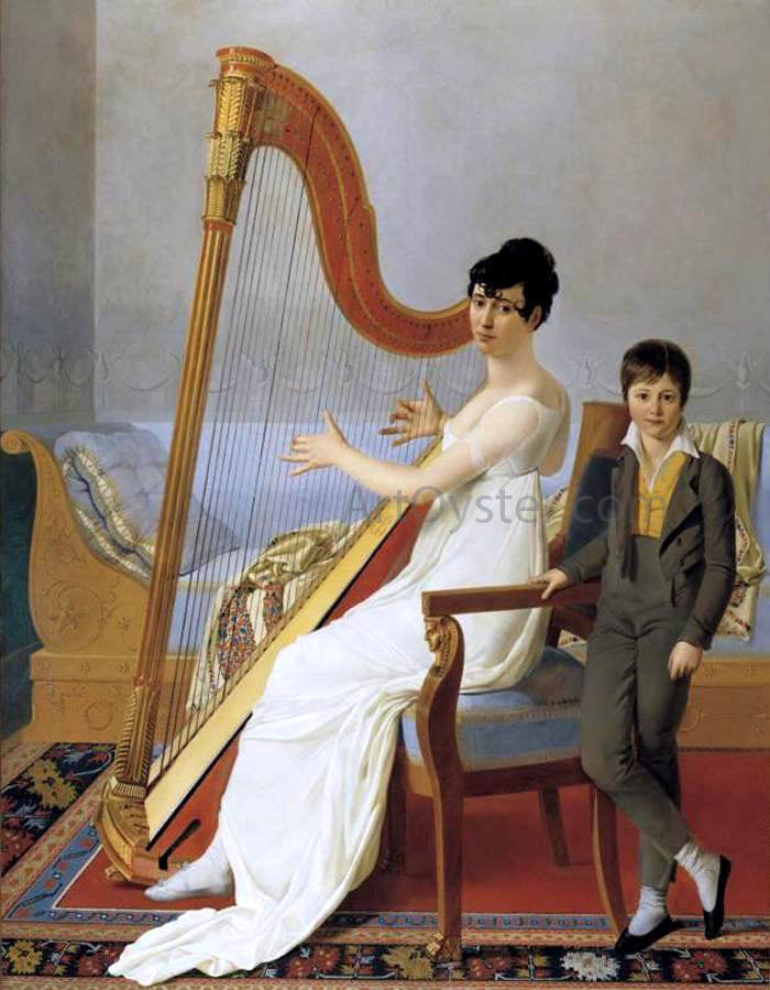 Joseph-Denis Odevaere Portrait of a Lady - Canvas Print