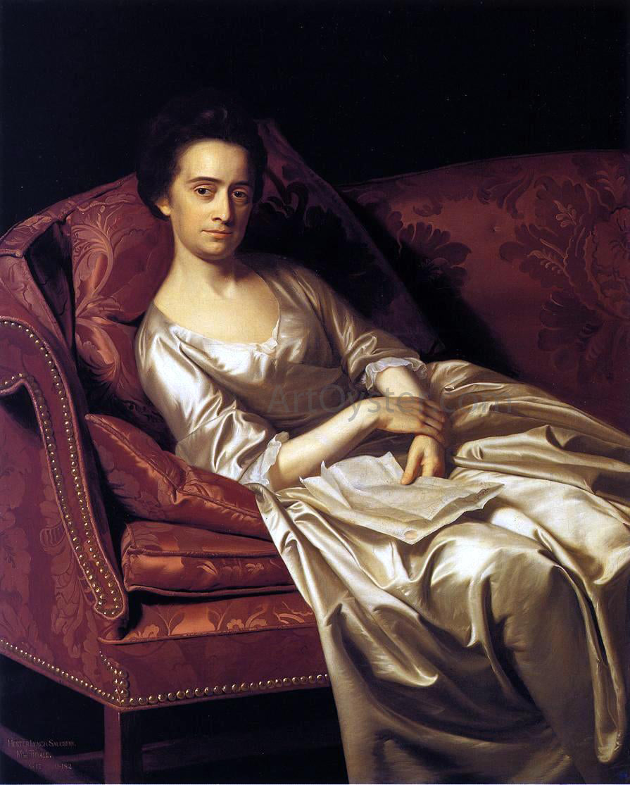 John Singleton Copley Portrait of a Lady - Canvas Print