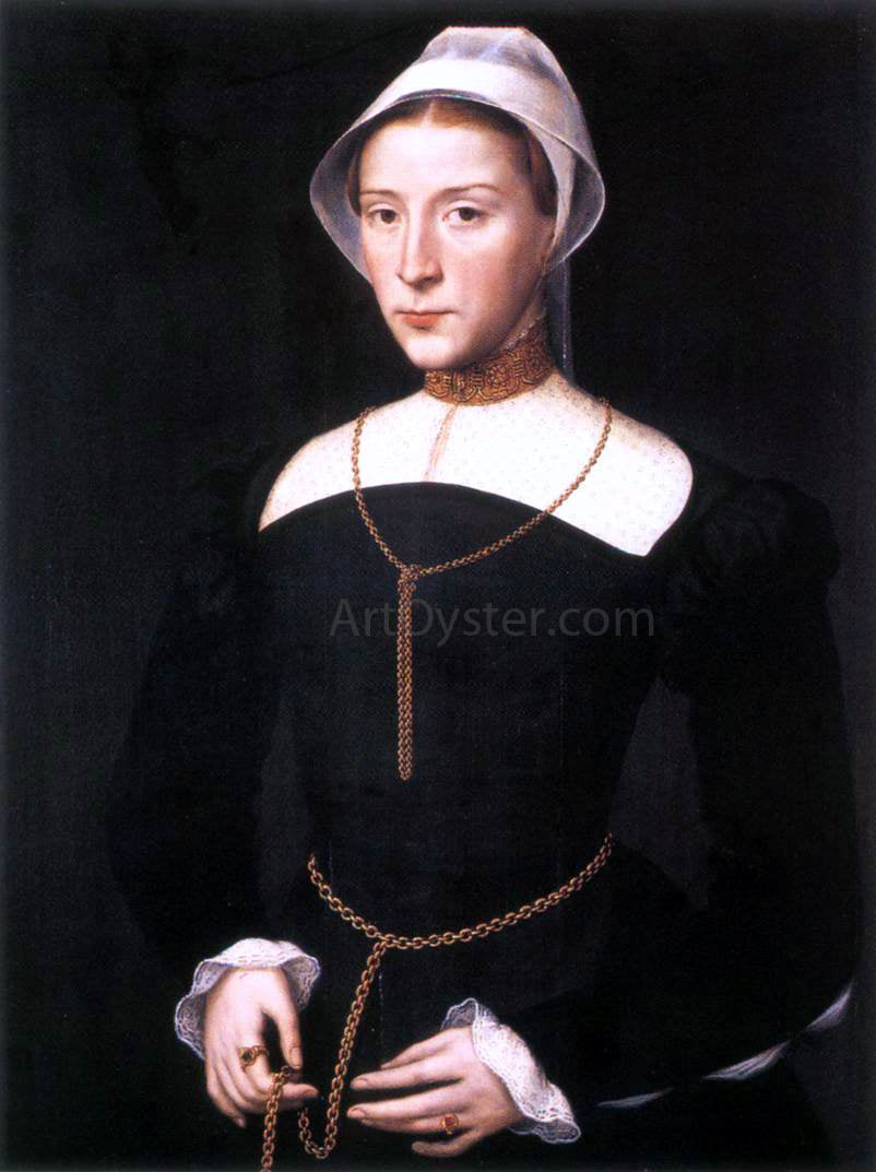 Willem Key Portrait of a Lady - Canvas Print
