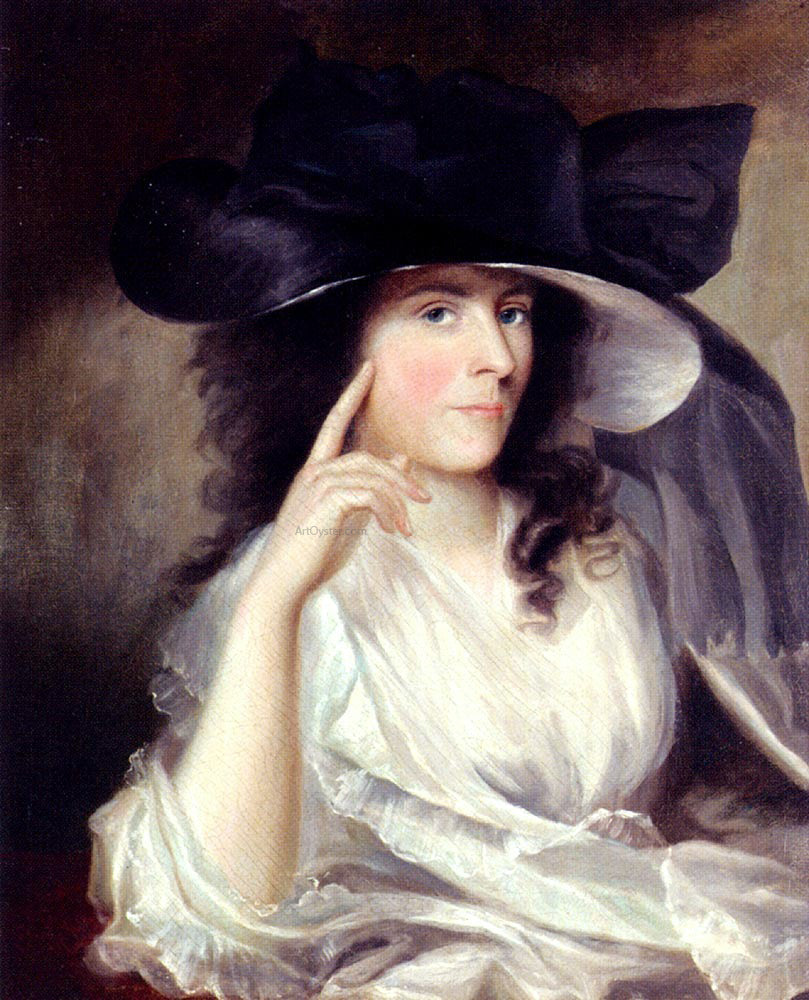 Rev. Matthew William Peters Portrait of a Lady - Canvas Print