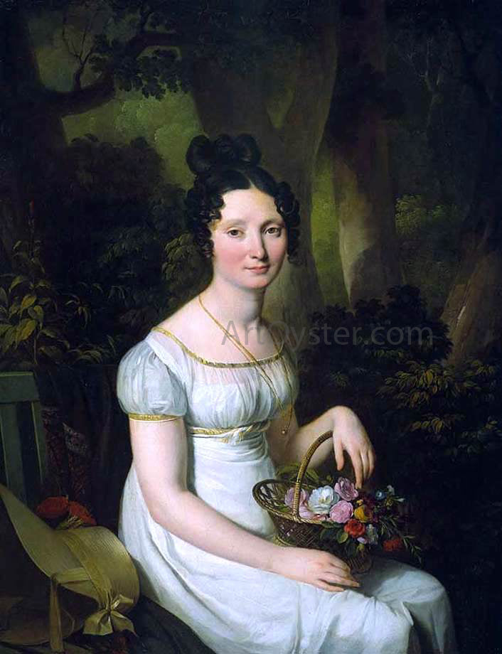 Louis Leopold Boilly Portrait of a Lady - Canvas Print