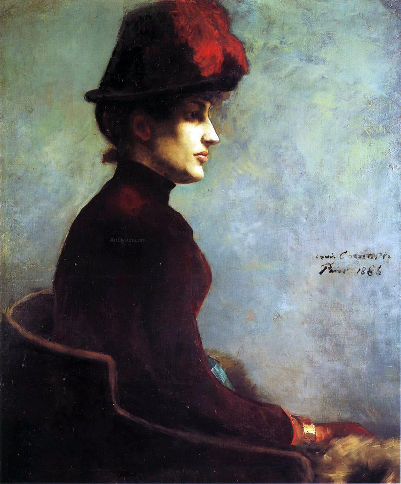 Lovis Corinth Portrait of a Lady - Canvas Print